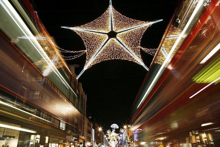 ビンテージ2階建てバスによるロンドン・クリスマス・ライツ・ツアー