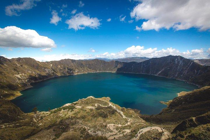 Quilotoa-Lagune und indianische Märkte an einem Tag ab Quito