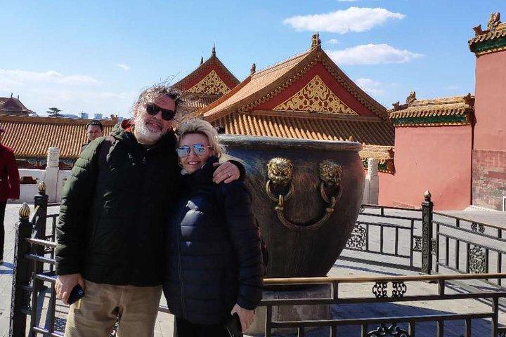 Tour culturale privato giornaliero: Hutong Rickshaw Ride, Forbidden City e Lama Temple