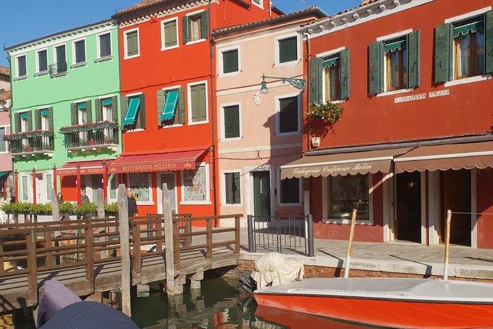 Guidet tur på Murano, Burano og Torcello Islands omkring Venedig med privatbåd
