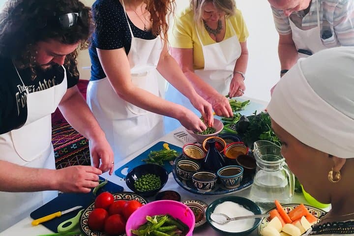 Moroccan Cooking Class in Marrakech & Food Market by Chef Khmisa