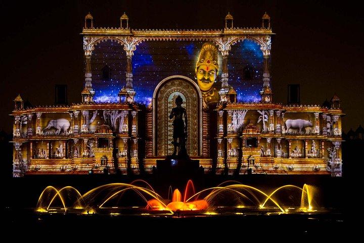 Private Evening Tour of Akshardham Temple with Musical Fountain Show