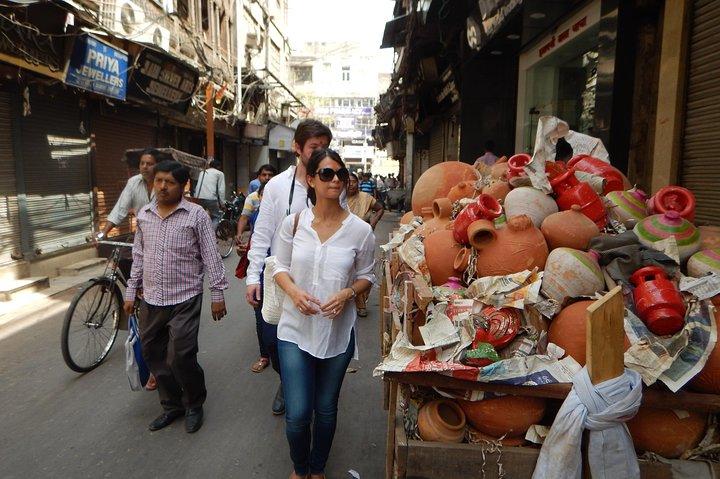 Old Delhi Food, Heritage & Cultural Walk con paseo en rickshaw a Masterji Kee Haveli