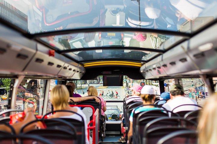アムステルダムホップオンホップオフ24時間または48時間のバスとボートのオプション