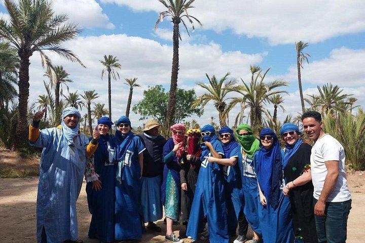 Cammello a cavallo a Marrakech