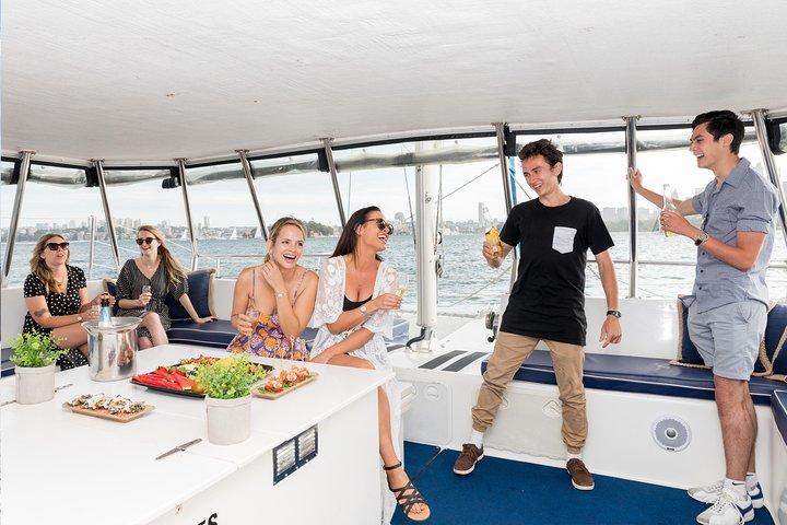 Privé catamaranverhuur in de haven van Sydney