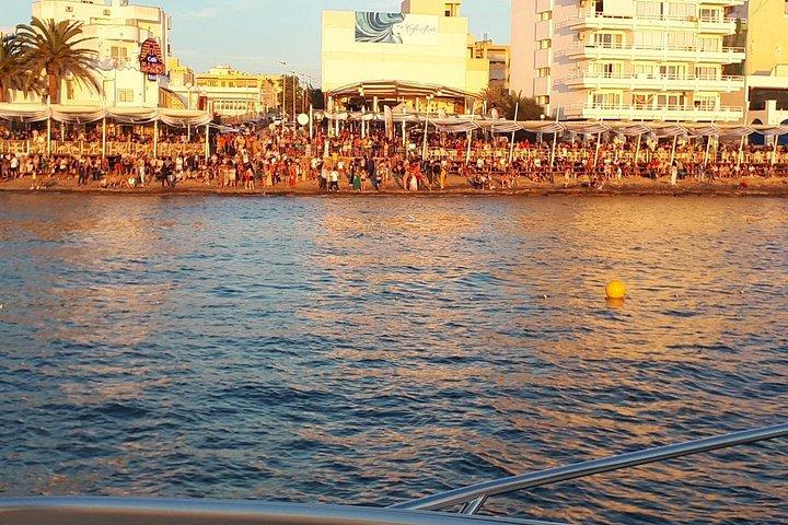 Cala Bassa & Cala Compte in Catamaran, sunset closing!!