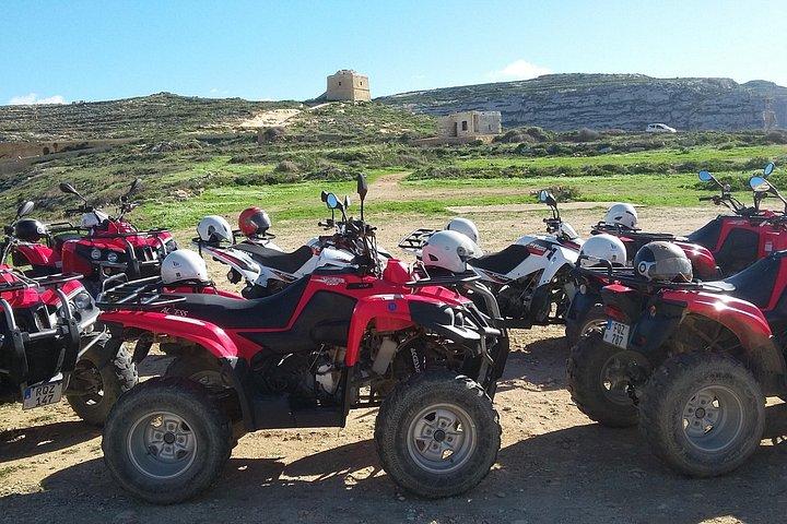 Gozo Full-Day Quad Tour med privat båd til Gozo og tilbage