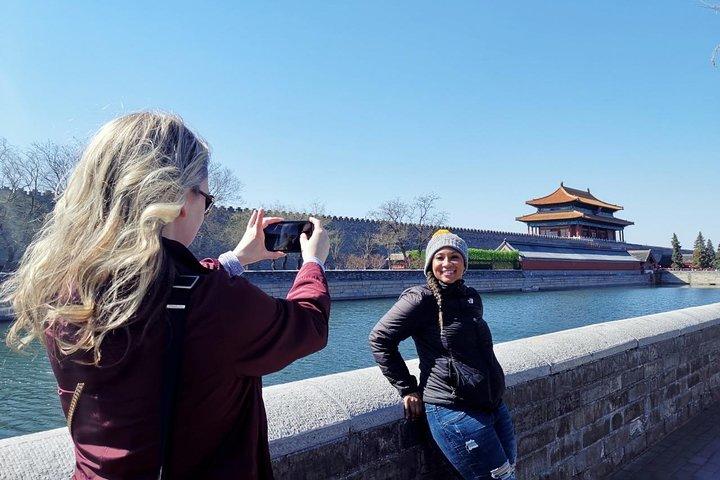 Udsigt til Tiananmen Square, Den Forbudte By, Den Store Mur