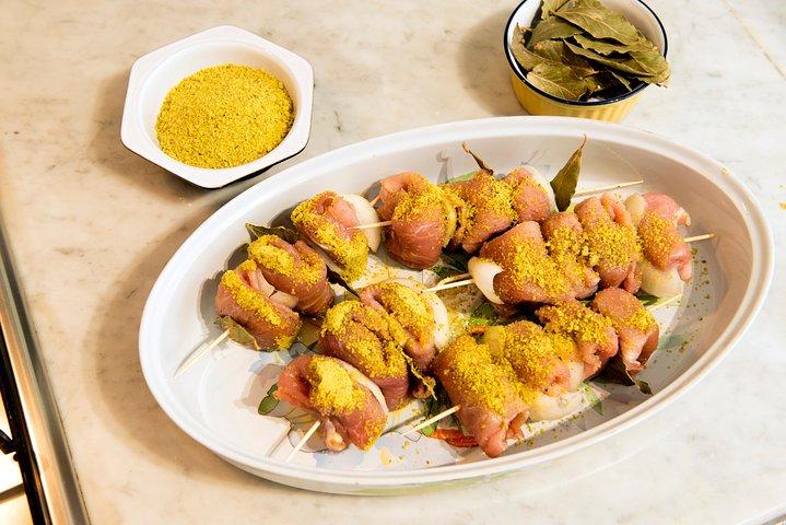 Soaveの地元の家での昼食または夕食と料理のデモ