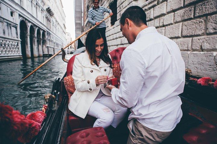 Fotógrafo da proposta em Veneza