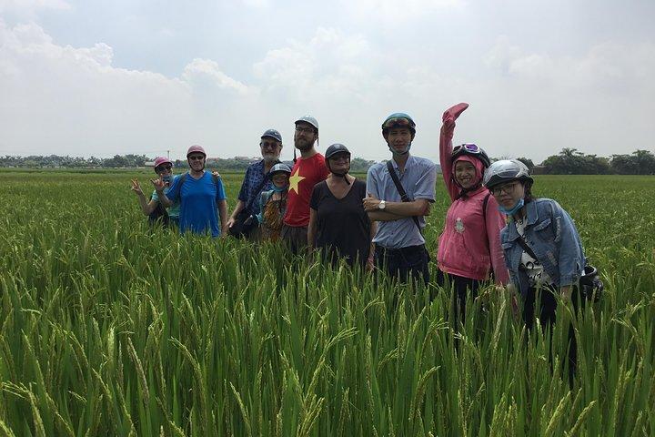 田舎へのハノイバイクツアー1日