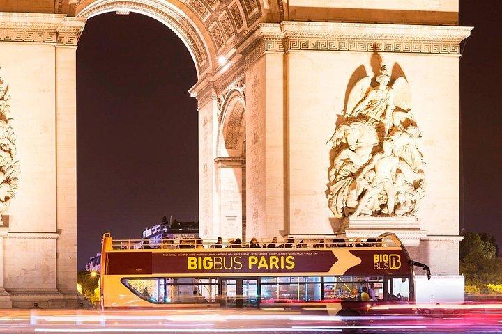 パリ・ビッグバス・ホップオン・ホップオフツアー（オプションの川下り付き）