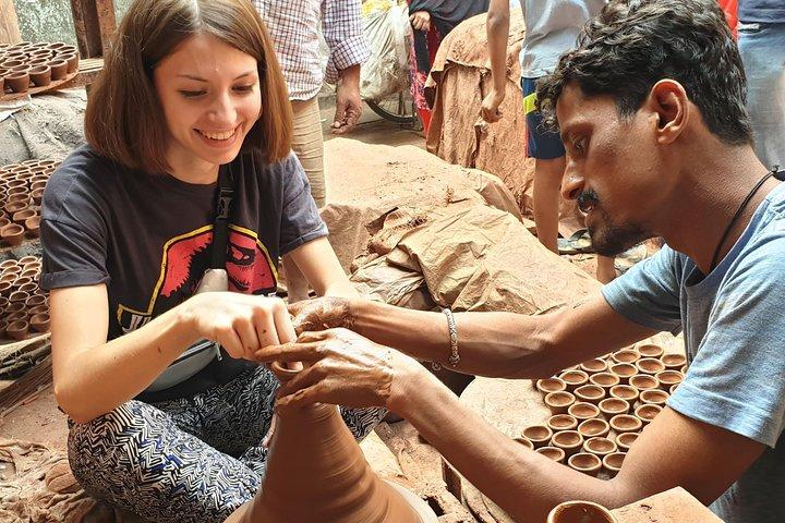 Lille gruppe tur til Dharavi Slum