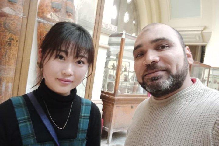 Excursão diurna Breve Pausa no Egito: Pirâmides, Esfinge e Museu Egípcio saindo do Aeroporto do Cairo