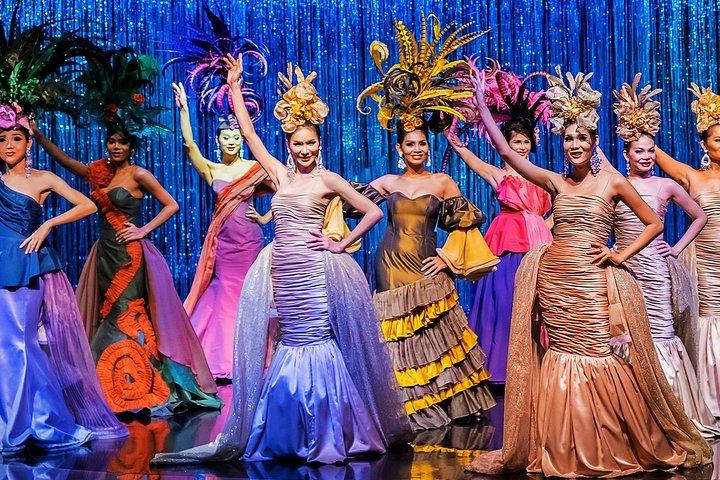 Extravagancia de cabaret brillante de Calipso
