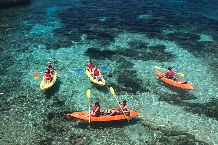 Ibiza - Bahía de Xarraca - Tour en kayak Multiactividad snorkel, cuevas