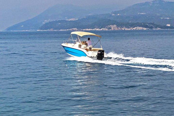 Mljet Island privétour met Fisher 20 speedboot