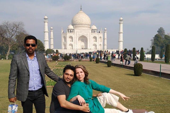 Taj Mahal en Agra Fort: privé Surnise Tour van Jaipur (over de weg)