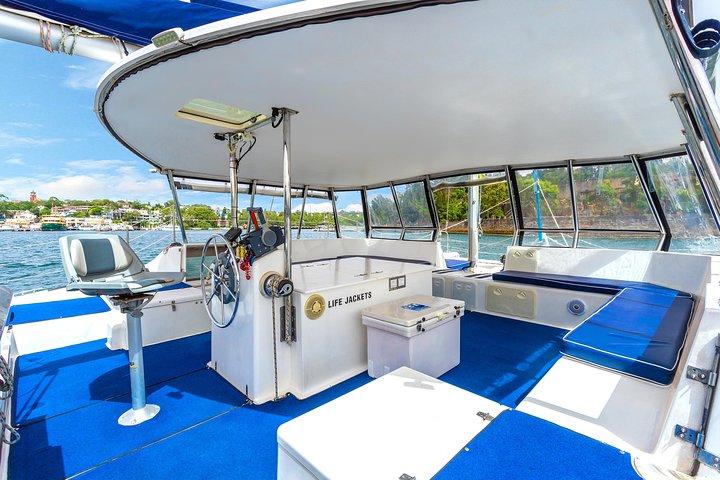 Privé catamaranverhuur in de haven van Sydney
