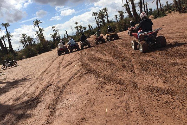 2 Stunden QUAD RADFAHREN in der Palmenoase (Palmerie) MARRAKECH