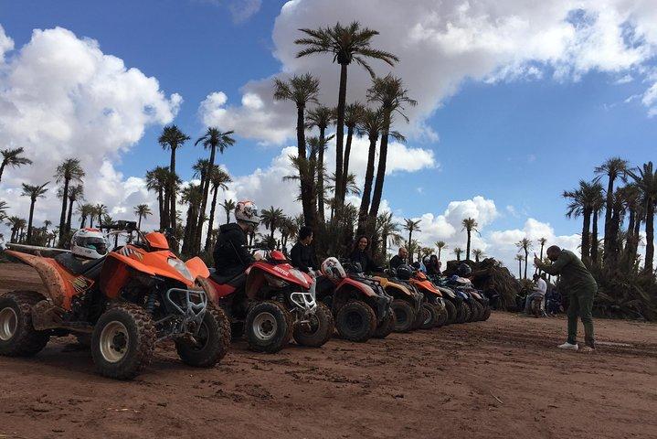 2 Stunden QUAD RADFAHREN in der Palmenoase (Palmerie) MARRAKECH
