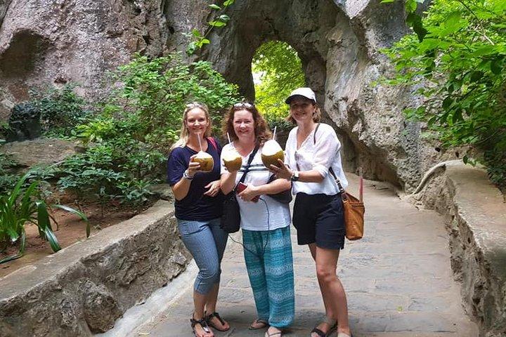 Da Nang aftenstur med Marble Mountain, Monkey Mountain, Dragon Bridge