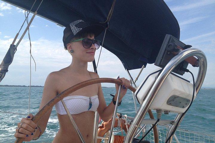 Cruzeiro à vela de Veneza para a lagoa do norte