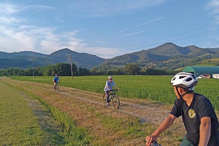 Toscaanse plattelandsfietstocht en proeverij van eten