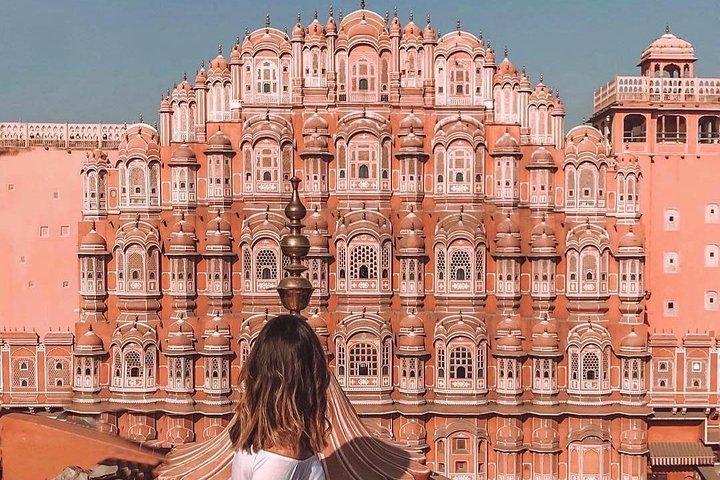 7 Tage Delhi Agra Jaipur Jodhpur Udaipur Tour-Taj Mahal bei Sonnenaufgang