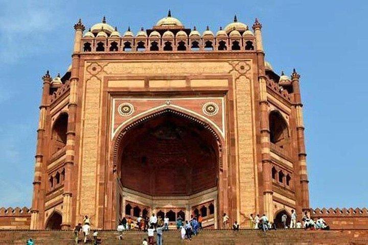 Full dag Bharatpur fågelreservat med Fatehpur Sikri