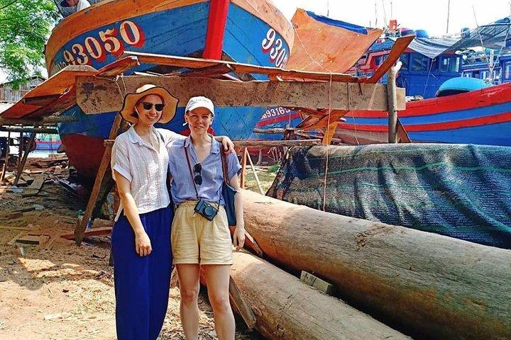 BESØG THANH HA POTTERY Village & CAM KIM ISLAND MED BIKKEL PRIVAT TOUR