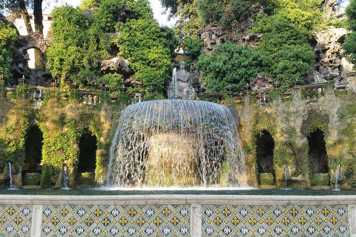 Excursion privée d'une journée à Tivoli au départ de Rome: villas exceptionnelles