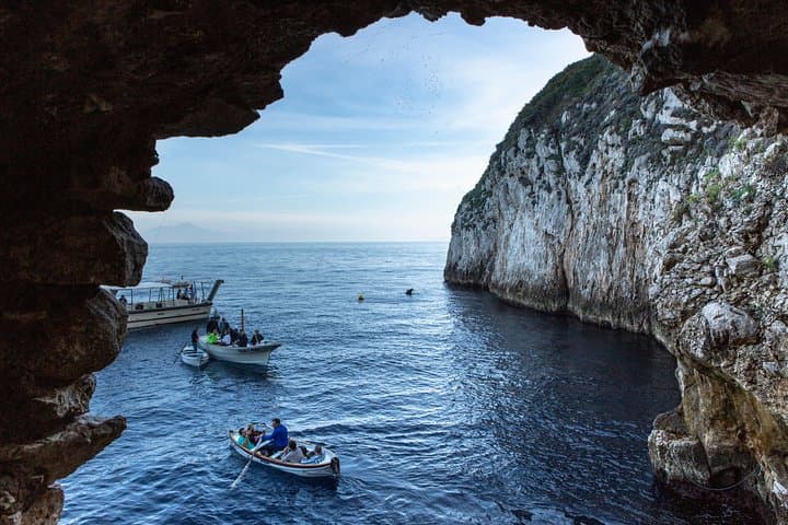 Capri and Blue Grotto Day Tour from Naples or Sorrento