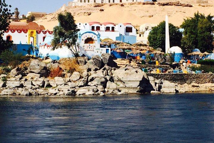 Privétrip naar het Nubische dorp met de motorboot in Aswan