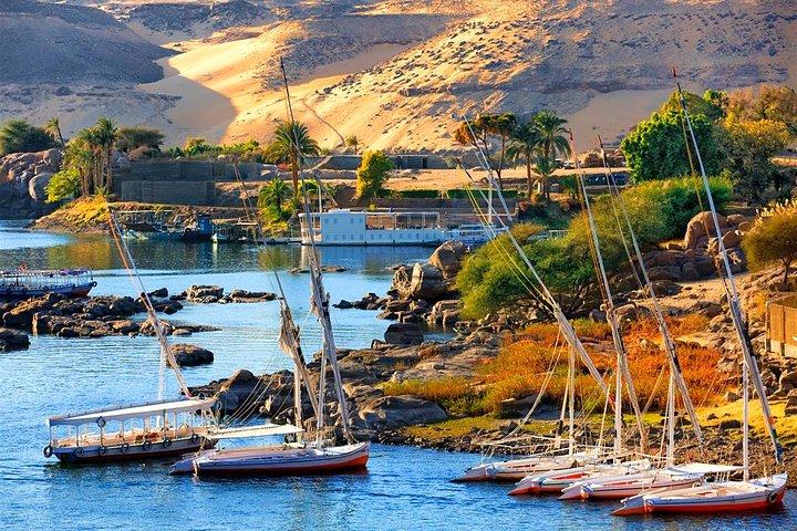 Privétrip naar het Nubische dorp met de motorboot in Aswan