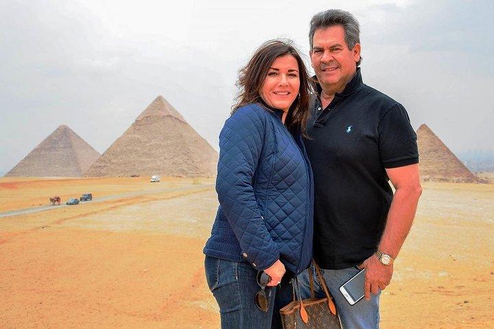 Visite privée des pyramides de Gizeh, du Sphinx, du musée et de Khan El Khalil