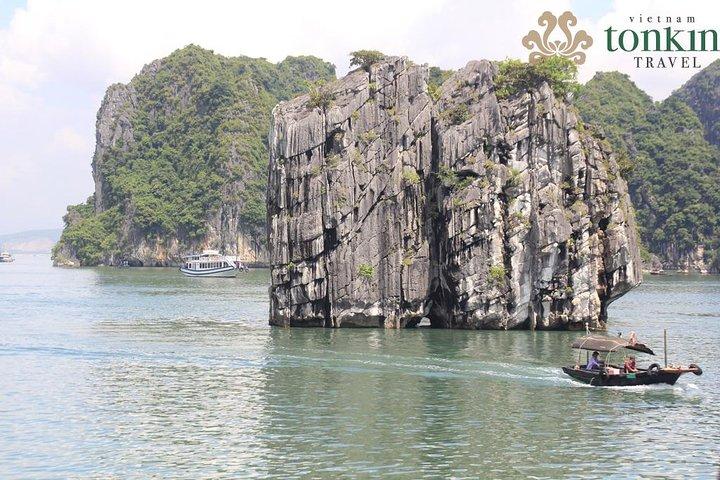 Tour di Halong Bay Day: 4 ore di crociera, speleologia, kayak e pranzo