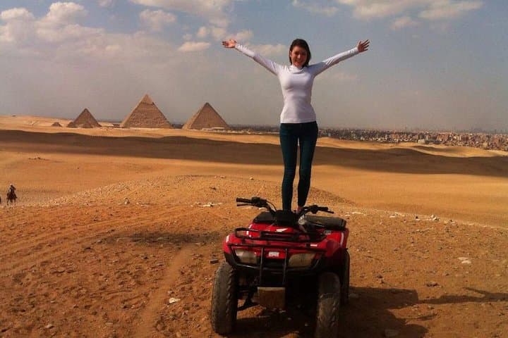 Giza Pyramids Adventure Tours With ATV Quad Bike Ride in Desert
