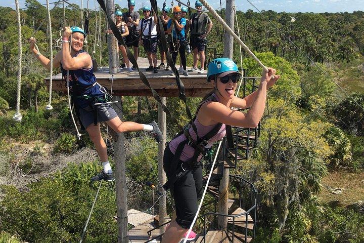 Zip Line Abenteuer über Tampa Bay