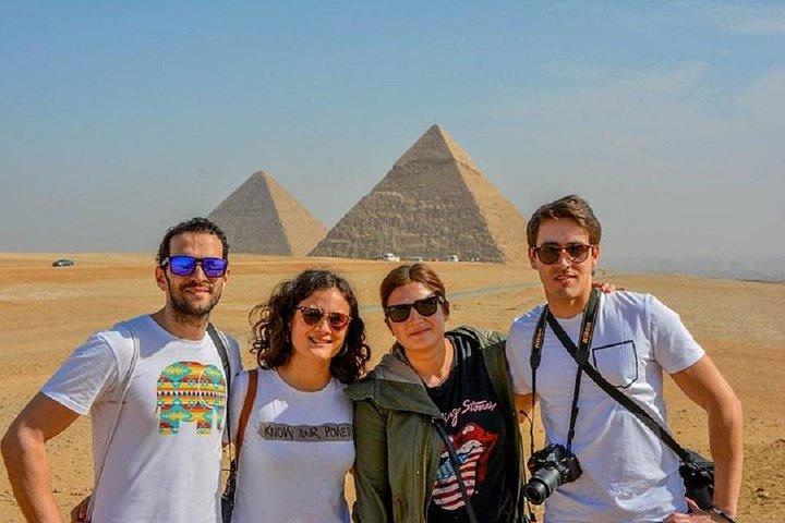 Visite privée des pyramides de Gizeh, du Sphinx, du musée et de Khan El Khalil