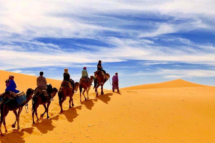 4-dages Sahara-ørkentur fra Marrakech slutter ved Marrakech