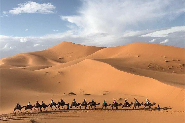 4-dages Sahara-ørkentur fra Marrakech slutter ved Marrakech