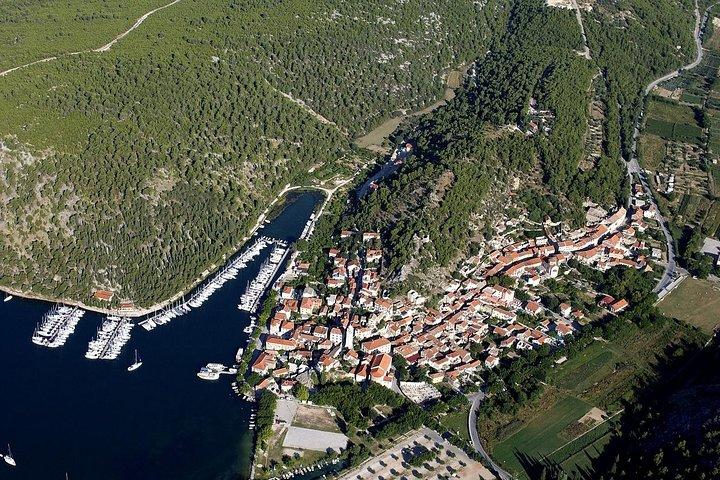 Fra Split Lufthavn til Split via Skradin (NP Krka)