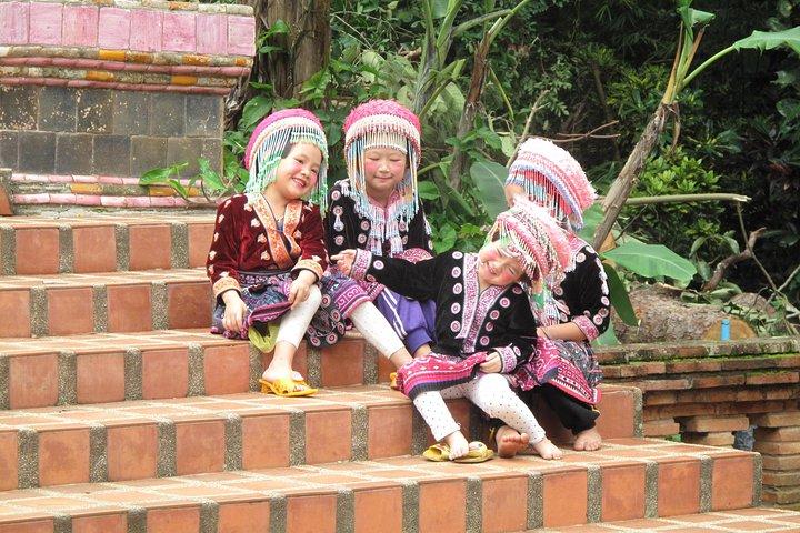 Halv dag - Lille gruppe - Doi Suthep Temple og Hmong Village Tour