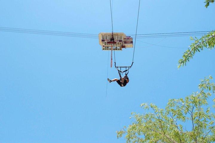 Extreme Swing from a Glass Bottom Gondola