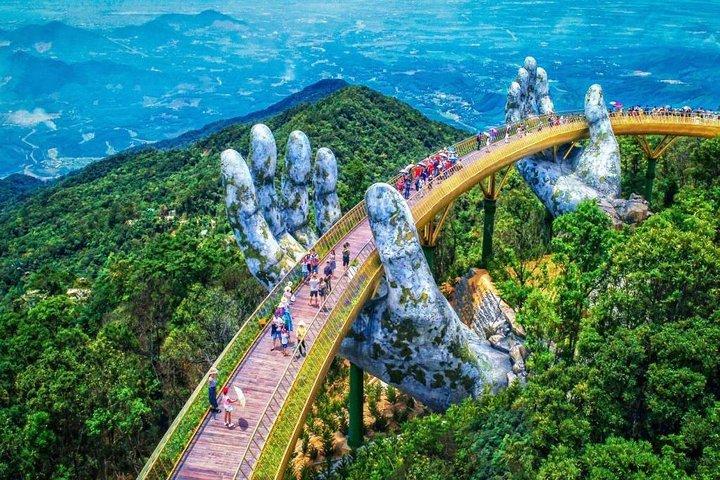 Marble Mountain - Golden Bridge - Ba Na Hills heldags privat tur