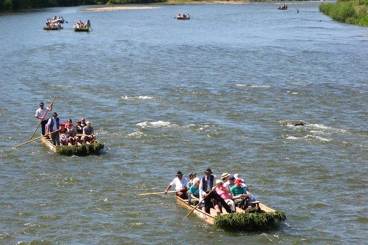 クラクフ発ドゥナジェツ川ラフティング、定期的な小グループツアー