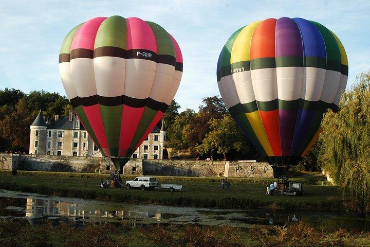 Luftballontur over Loire-dalen fra Amboise eller Chenonceau