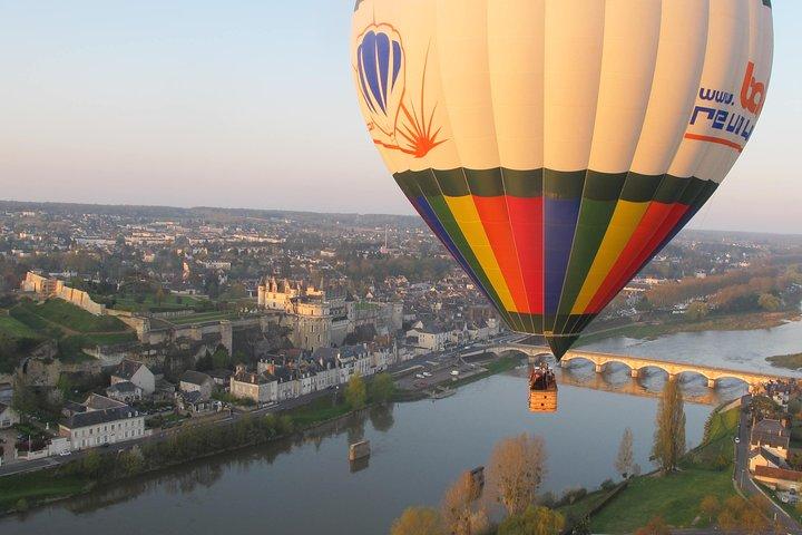 Heißluftballonfahrt über das Loire-Tal, von Amboise oder Chenonceau